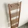 Naples Premium Brushed Copper Straight Heated Towel Rail 1600x500mm
