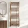 Naples Premium Brushed Copper Straight Heated Towel Rail 1600x600mm