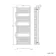 Naples Premium Brushed Copper Straight Heated Towel Rail 1600x600mm