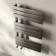 Seville Brushed Gunmetal Designer Flat Panel Heated Towel Rail 800x450mm