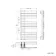 Seville Brushed Gunmetal Designer Flat Panel Heated Towel Rail 800x450mm