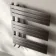 Seville Brushed Gunmetal Designer Flat Panel Heated Towel Rail 800x600mm