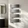 Seville Brushed Gunmetal Designer Flat Panel Heated Towel Rail 1200x600mm