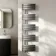 Seville Brushed Gunmetal Designer Flat Panel Heated Towel Rail 1600x450mm