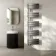 Seville Brushed Gunmetal Designer Flat Panel Heated Towel Rail 1600x450mm