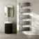 Seville Brushed Gunmetal Designer Flat Panel Heated Towel Rail 1600x600mm