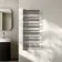 Cannes Brushed Gunmetal Designer Heated Towel Rail 1200x500mm