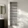 Cannes Brushed Gunmetal Designer Heated Towel Rail 1600x500mm