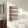 Cannes Brushed Copper Designer Heated Towel Rail 800x500mm