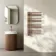 Cannes Brushed Copper Designer Heated Towel Rail 800x500mm