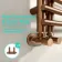 Cannes Brushed Copper Designer Heated Towel Rail 800x500mm