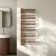 Cannes Brushed Copper Designer Heated Towel Rail 1200x500mm