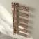 Cannes Brushed Copper Designer Heated Towel Rail 1200x500mm