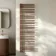 Cannes Brushed Copper Designer Heated Towel Rail 1600x500mm