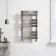 Santorini Brushed Gunmetal Flat Panel Heated Towel Rail 800x450mm