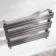 Santorini Brushed Gunmetal Flat Panel Heated Towel Rail 800x600mm