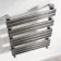 Santorini Brushed Gunmetal Flat Panel Heated Towel Rail 1000x450mm