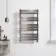Santorini Brushed Gunmetal Flat Panel Heated Towel Rail 1000x600mm