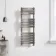 Santorini Brushed Gunmetal Flat Panel Heated Towel Rail 1200x450mm