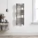 Santorini Brushed Gunmetal Flat Panel Heated Towel Rail 1200x450mm