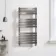 Santorini Brushed Gunmetal Flat Panel Heated Towel Rail 1200x600mm