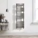 Santorini Brushed Gunmetal Flat Panel Heated Towel Rail 1400x450mm