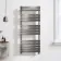 Santorini Brushed Gunmetal Flat Panel Heated Towel Rail 1400x600mm