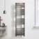 Santorini Brushed Gunmetal Flat Panel Heated Towel Rail 1600x450mm