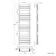 Santorini Brushed Gunmetal Flat Panel Heated Towel Rail 1600x450mm