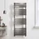 Santorini Brushed Gunmetal Flat Panel Heated Towel Rail 1600x600mm