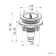 Detroit Brushed Copper Round Push Button for Cable Operated Concealed Cistern - Dia.48mm