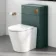 Detroit Brushed Copper Square Push Button for Cable Operated Concealed Cistern