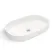 Missouri Matt White Pill Counter Top Stone Basin 550x350mm