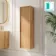 Bora Natural Oak Wall Hung Tall Cabinet 1200x350mm