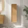 Bora Natural Oak Wall Hung Tall Cabinet 1200x350mm