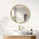Lily Natural Oak Round LED Mirror 600mm