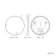 Lily Natural Oak Round LED Mirror 800mm