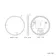 Lily Black Oak Round LED Mirror 800mm