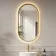 Lily Natural Oak Pill LED Mirror 900x500mm