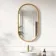 Lily Natural Oak Pill LED Mirror 900x500mm