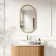 Lily Natural Oak Pill LED Mirror 900x500mm