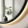 Lily Black Oak Pill LED Mirror 900x500mm