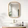 Lily Natural Oak Rectangular LED Mirror 700x500mm