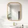 Lily Natural Oak Rectangular LED Mirror 800x600mm