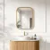 Lily Natural Oak Rectangular LED Mirror 800x600mm