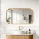 Lily Natural Oak Rectangular LED Mirror 600x1000mm