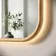 Lily Natural Oak Rectangular LED Mirror 700x1200mm