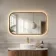 Lily Natural Walnut Rectangular LED Mirror 600x1000mm