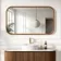 Lily Natural Walnut Rectangular LED Mirror 700x1200mm