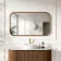 Lily Natural Walnut Rectangular LED Mirror 700x1200mm